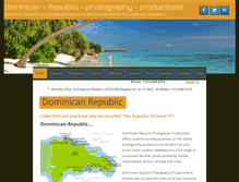 Tablet Screenshot of dominican-republic-photography-productions.com